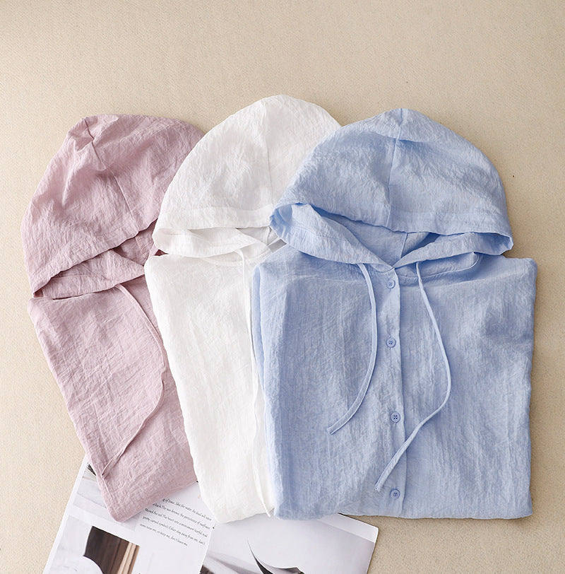 PAMUKLU  DÜĞMELİ YAZLIK İNCE CEKET