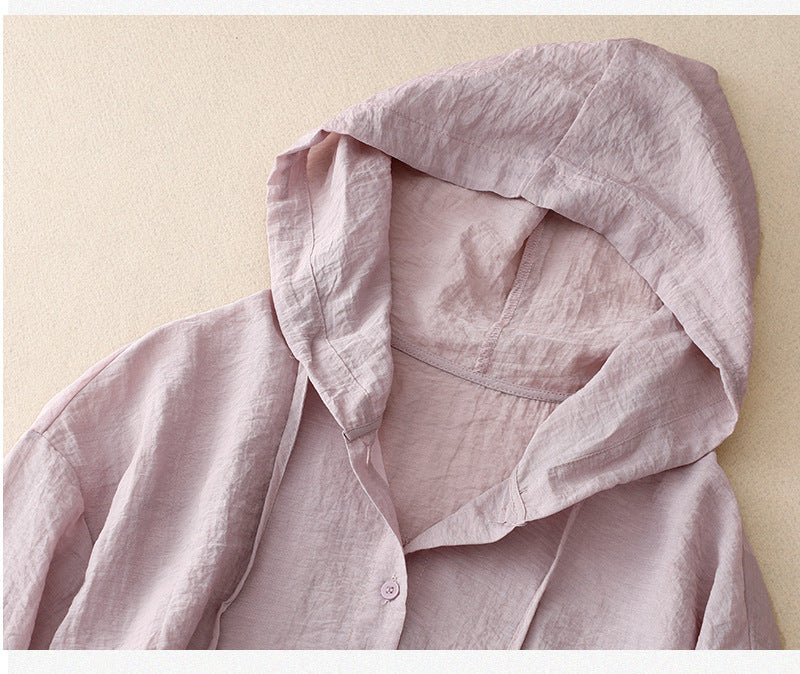 PAMUKLU  DÜĞMELİ YAZLIK İNCE CEKET