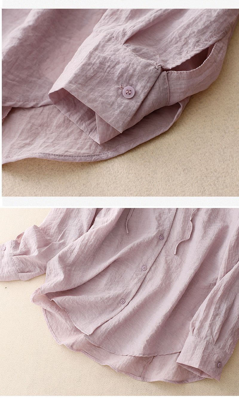 PAMUKLU  DÜĞMELİ YAZLIK İNCE CEKET