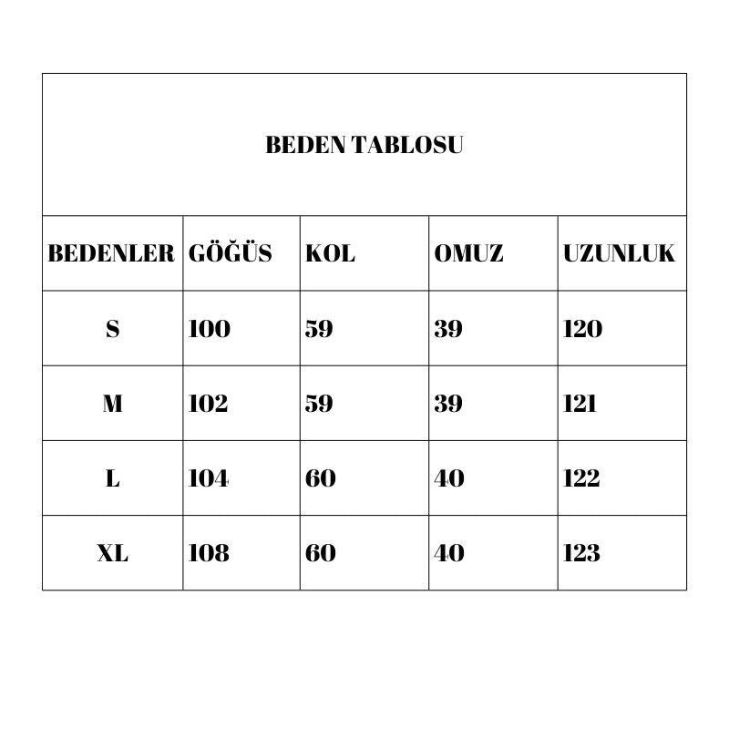 KOLLARI İŞLEMELİ UZUN KETEN ELBİSE