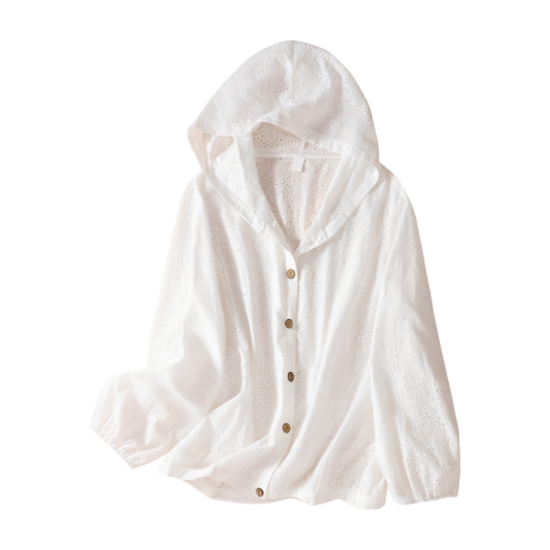 FİSTOLU KAPÜŞONLU  YAZLIK CEKET