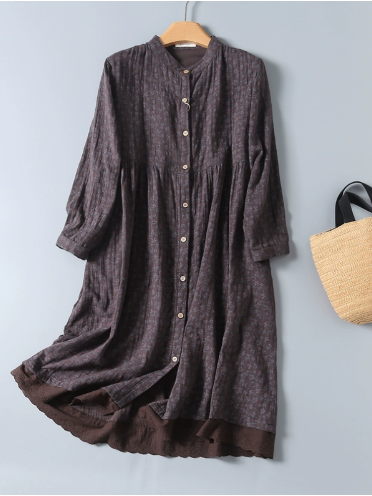 UZUN KOLLU FİSTOLU PAMUK TUNİK