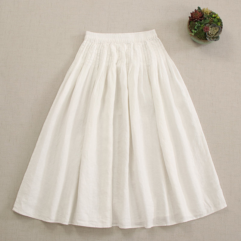 3 RENK PİLELİ YAZLIK PAMUK ETEK