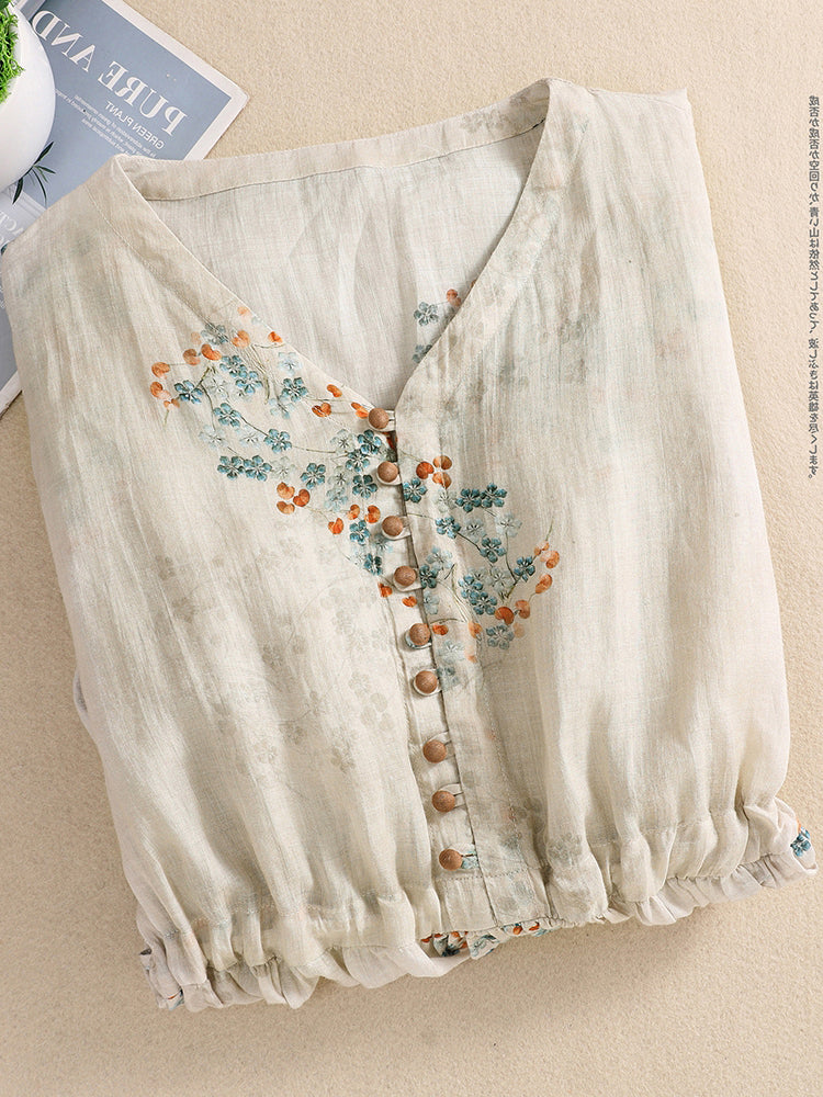 DÜĞMELİ BAĞCIKLI YAZLIK ÇİÇEKLİ ELBİSE