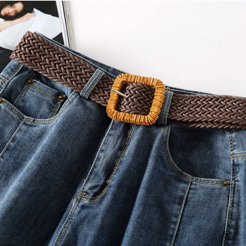 KEMERLİ SALAŞ KOT PANTOLON