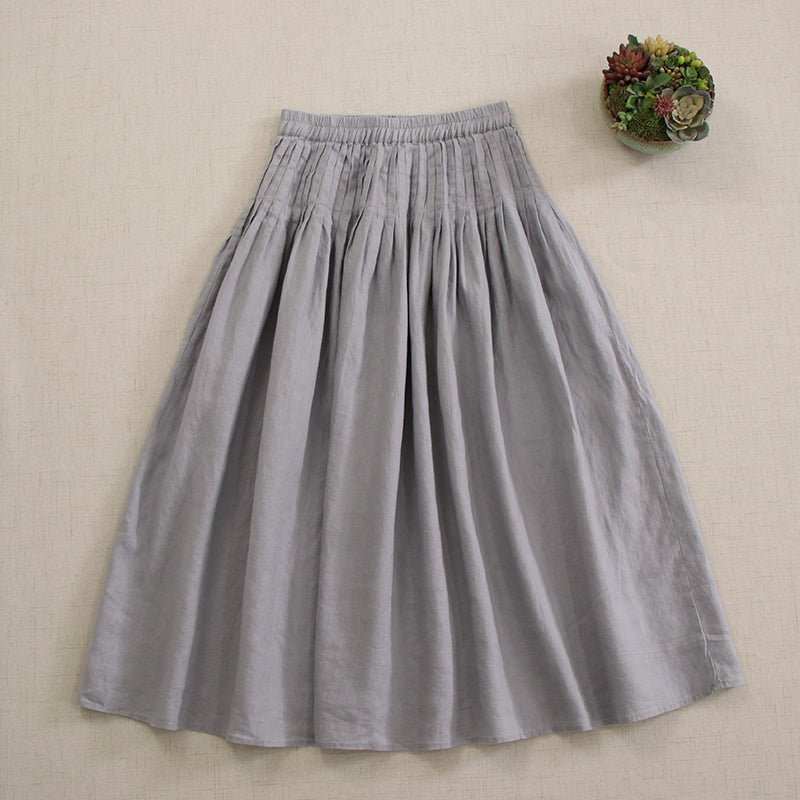 3 RENK PİLELİ YAZLIK PAMUK ETEK